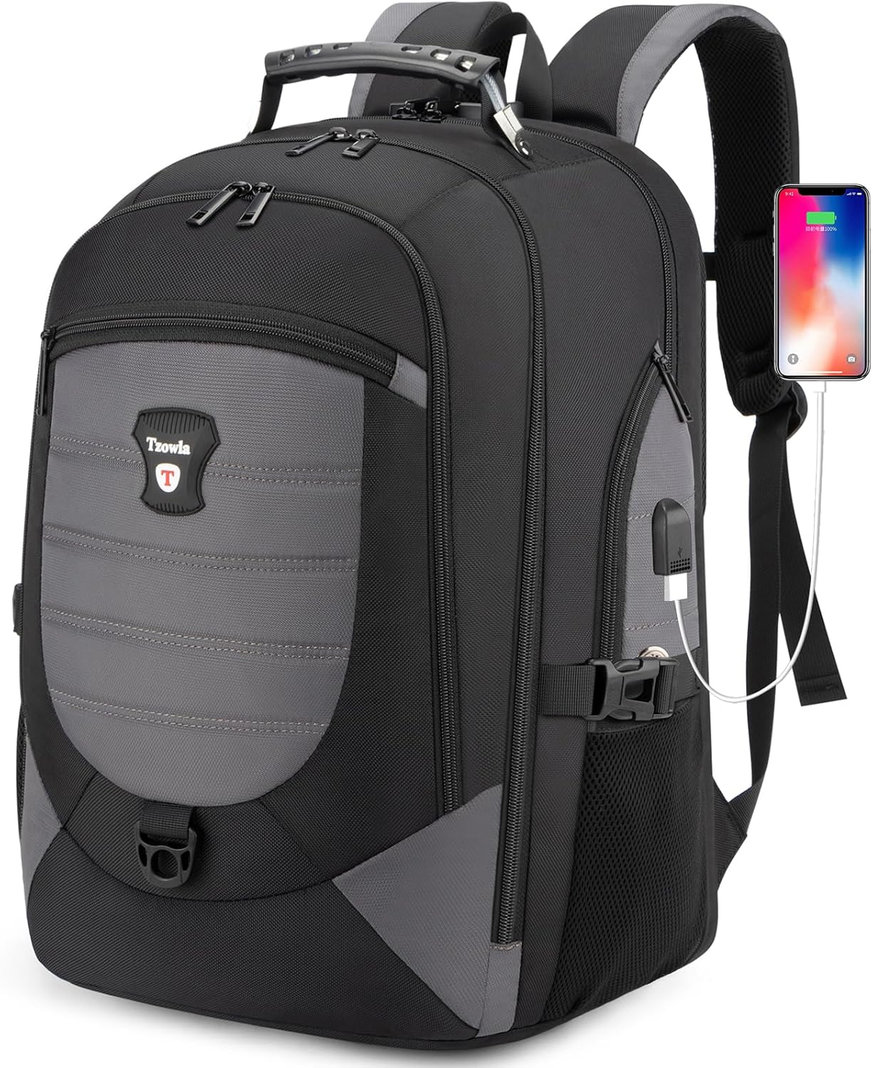 Anti-Theft USB Charging Laptop Backpack