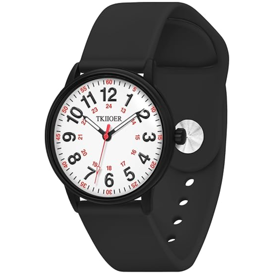 Luminous Dial Waterproof Nurse Watch