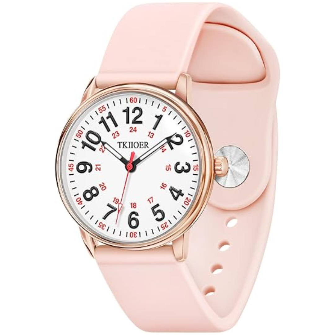 Luminous Dial Waterproof Nurse Watch