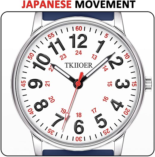Luminous Dial Waterproof Nurse Watch