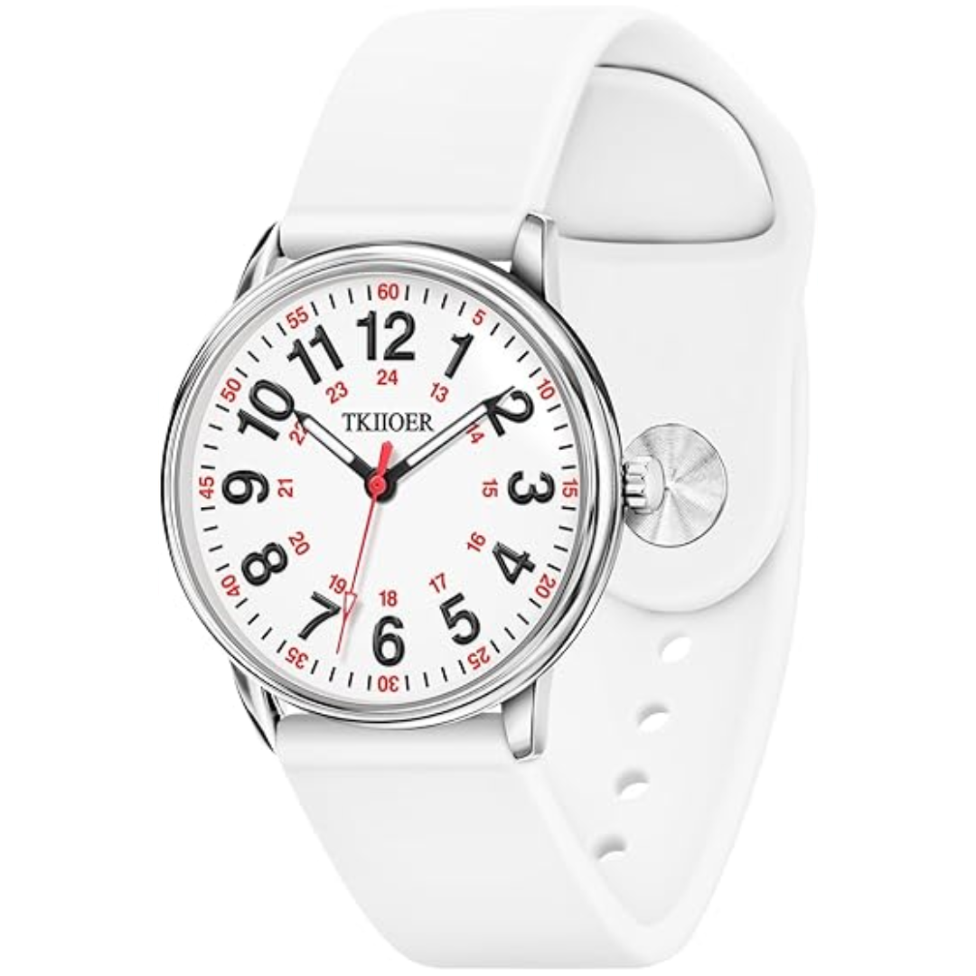 Luminous Dial Waterproof Nurse Watch