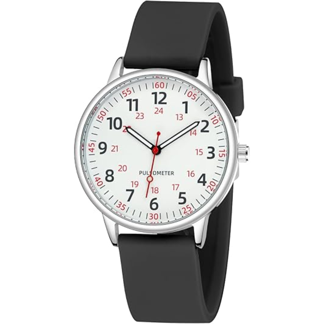 Silicone Band Waterproof Nurse Watch