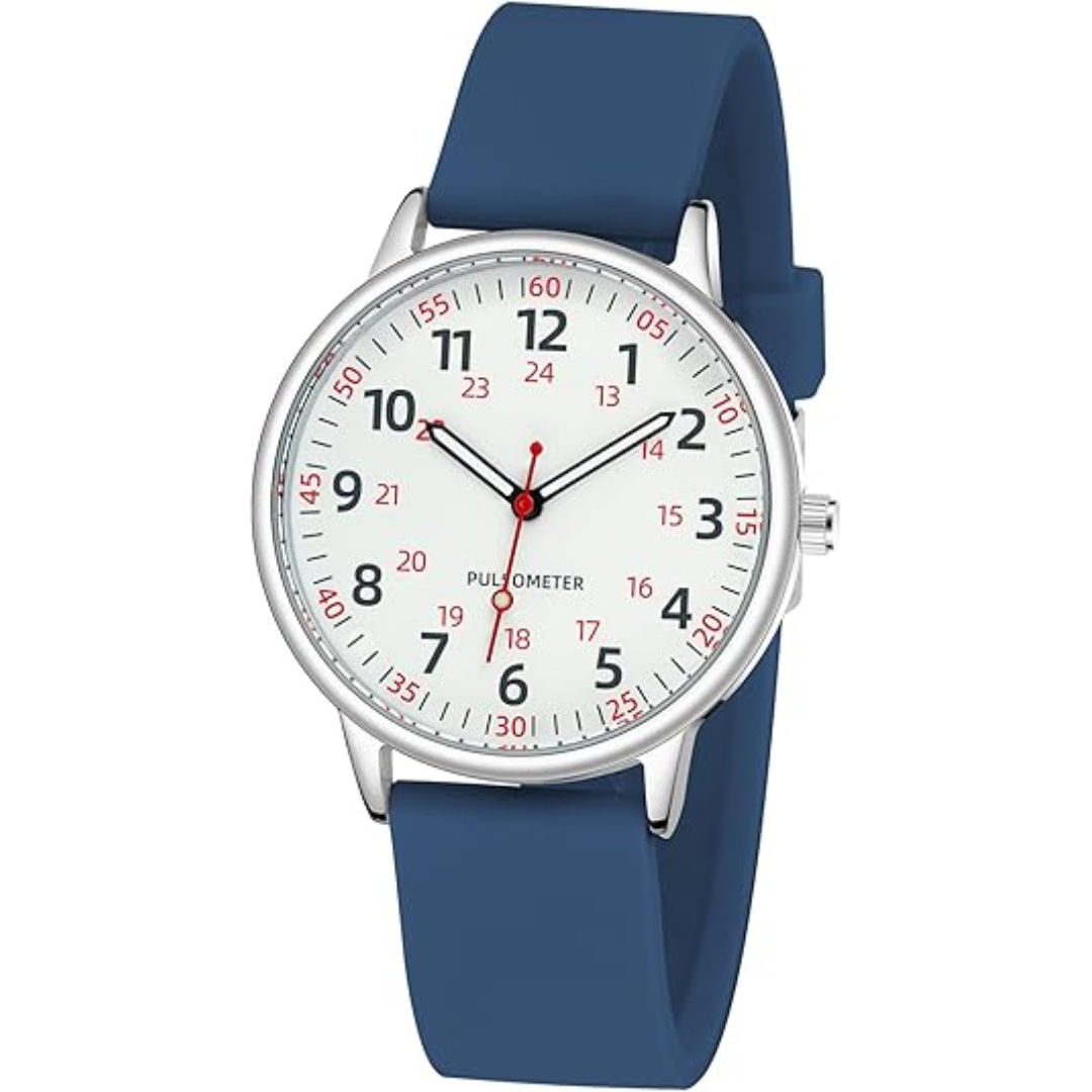 Silicone Band Waterproof Nurse Watch