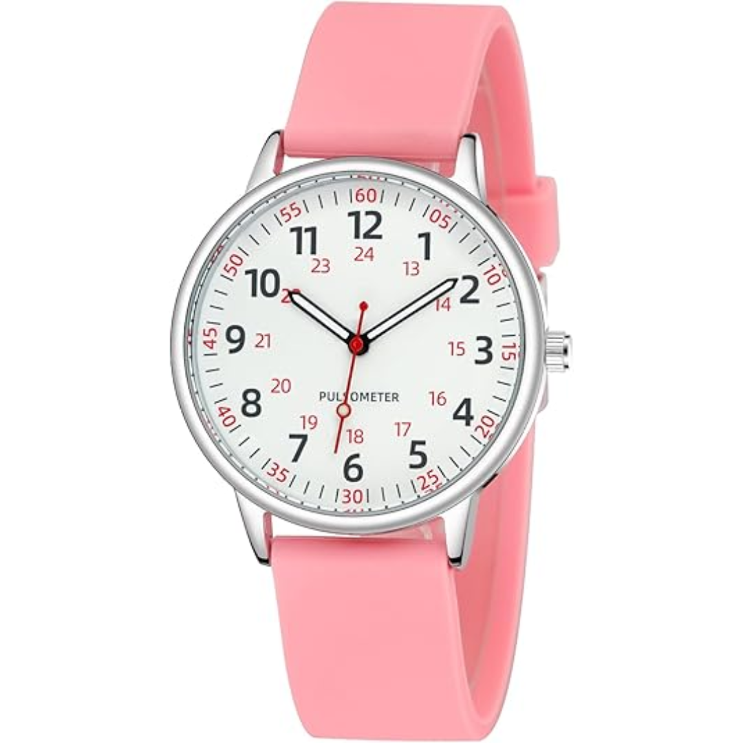 Silicone Band Waterproof Nurse Watch