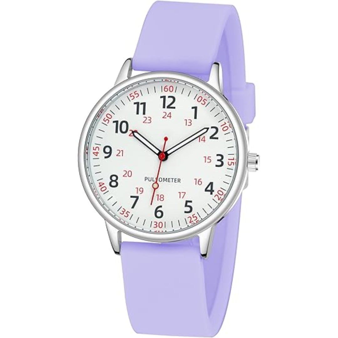 Silicone Band Waterproof Nurse Watch