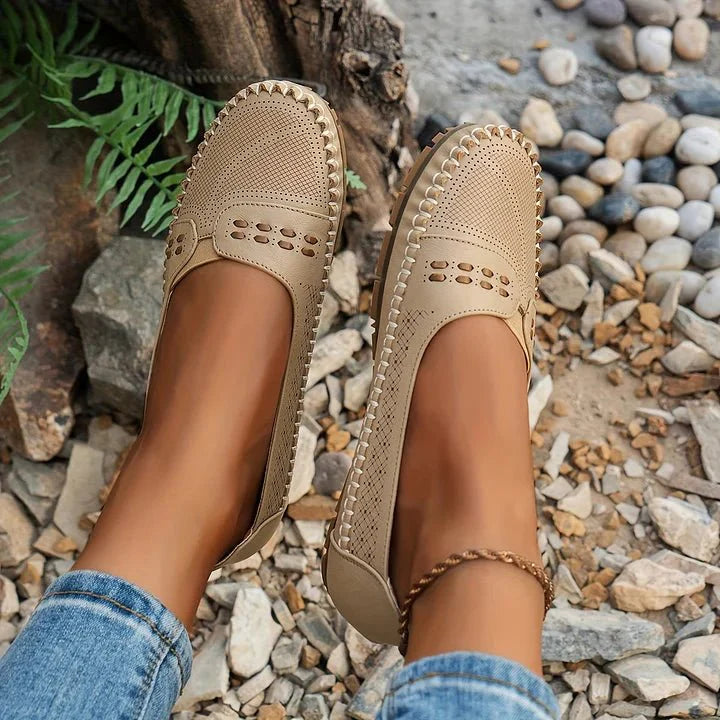 Perforated Slip On Orthopedic Flats