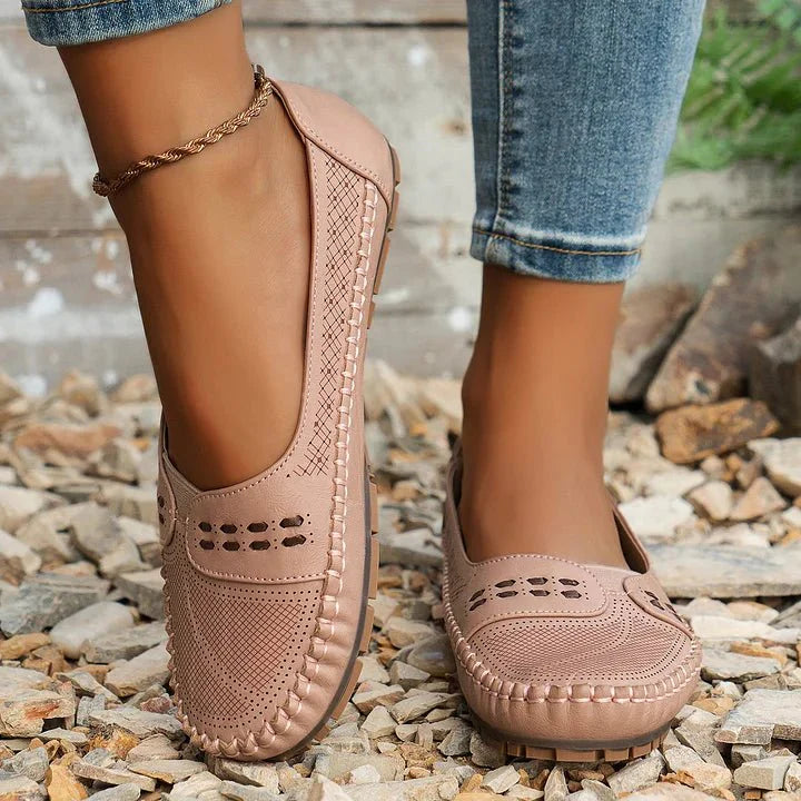Perforated Slip On Orthopedic Flats