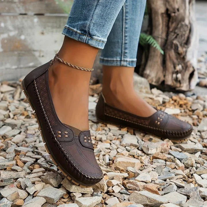 Perforated Slip On Orthopedic Flats