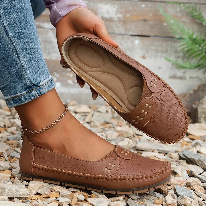Perforated Slip On Orthopedic Flats