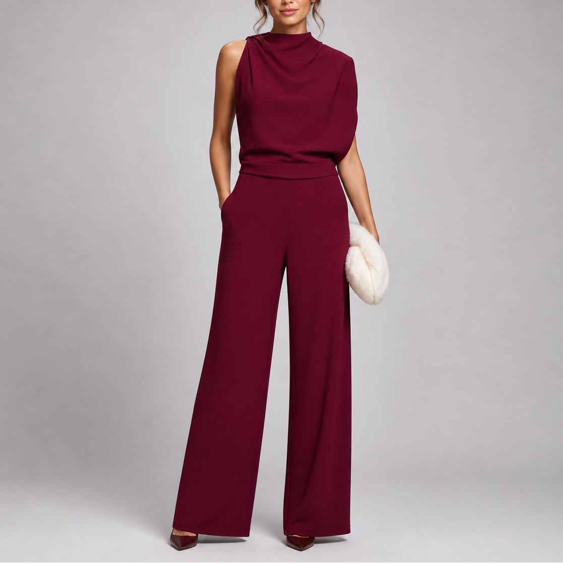 Sleeveless Wide-Leg Jumpsuit for Women