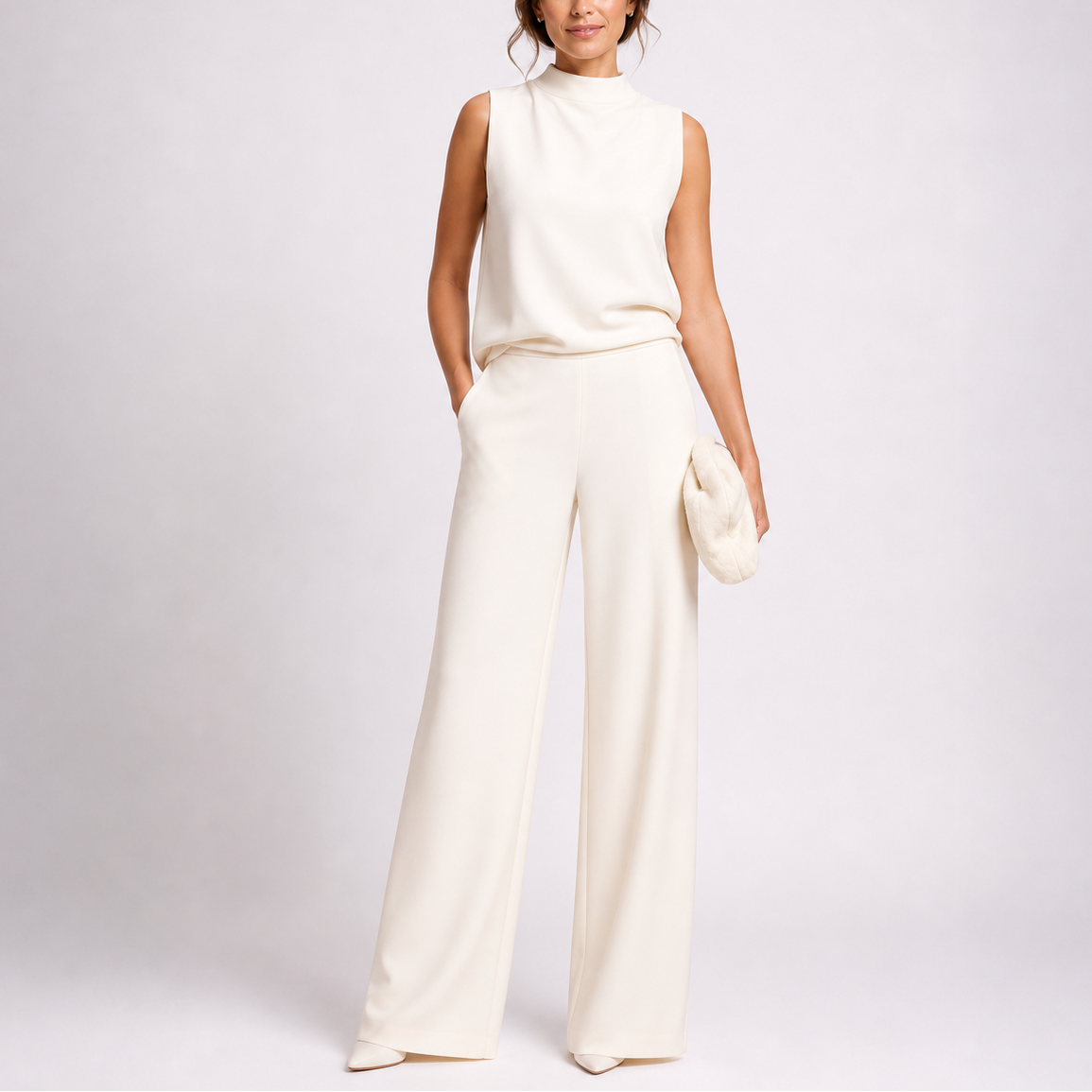 Sleeveless Wide-Leg Jumpsuit for Women