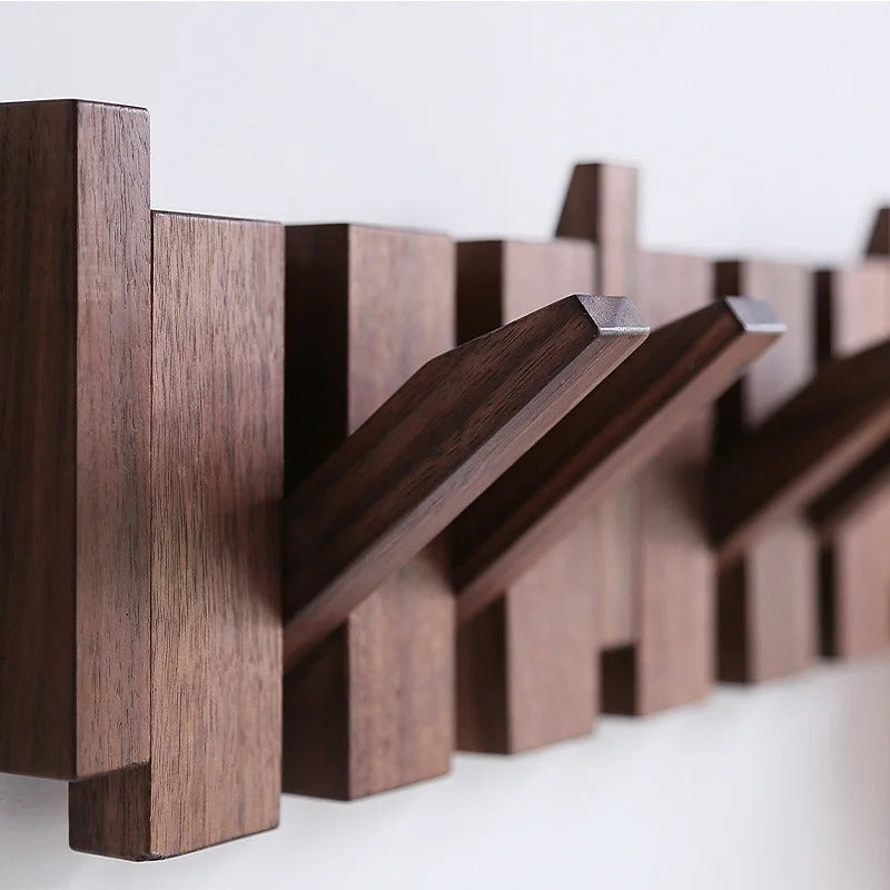 Artistic Wooden Piano Coat Rack