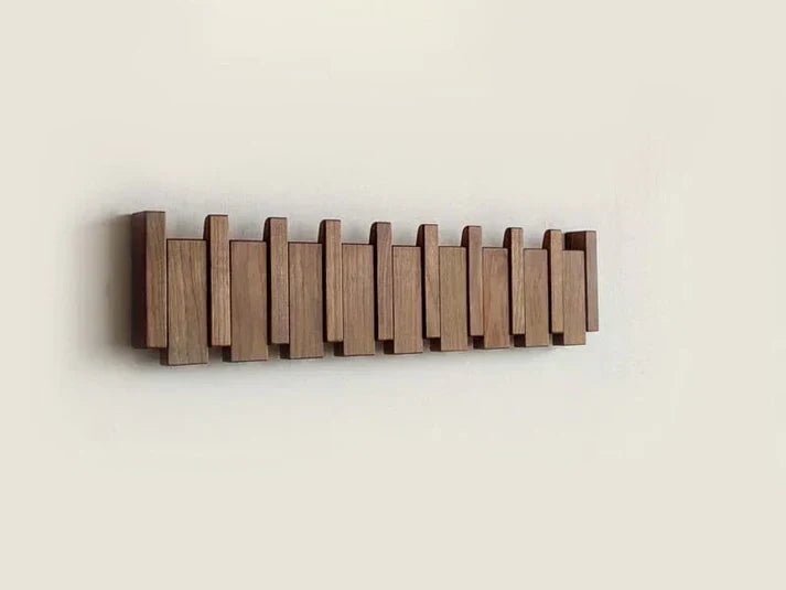 Artistic Wooden Piano Coat Rack