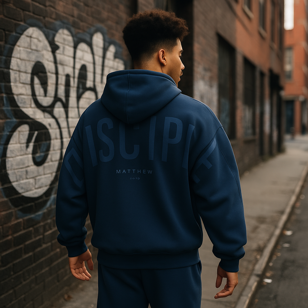Yahweh Testimony Oversized Fleece Hoodie