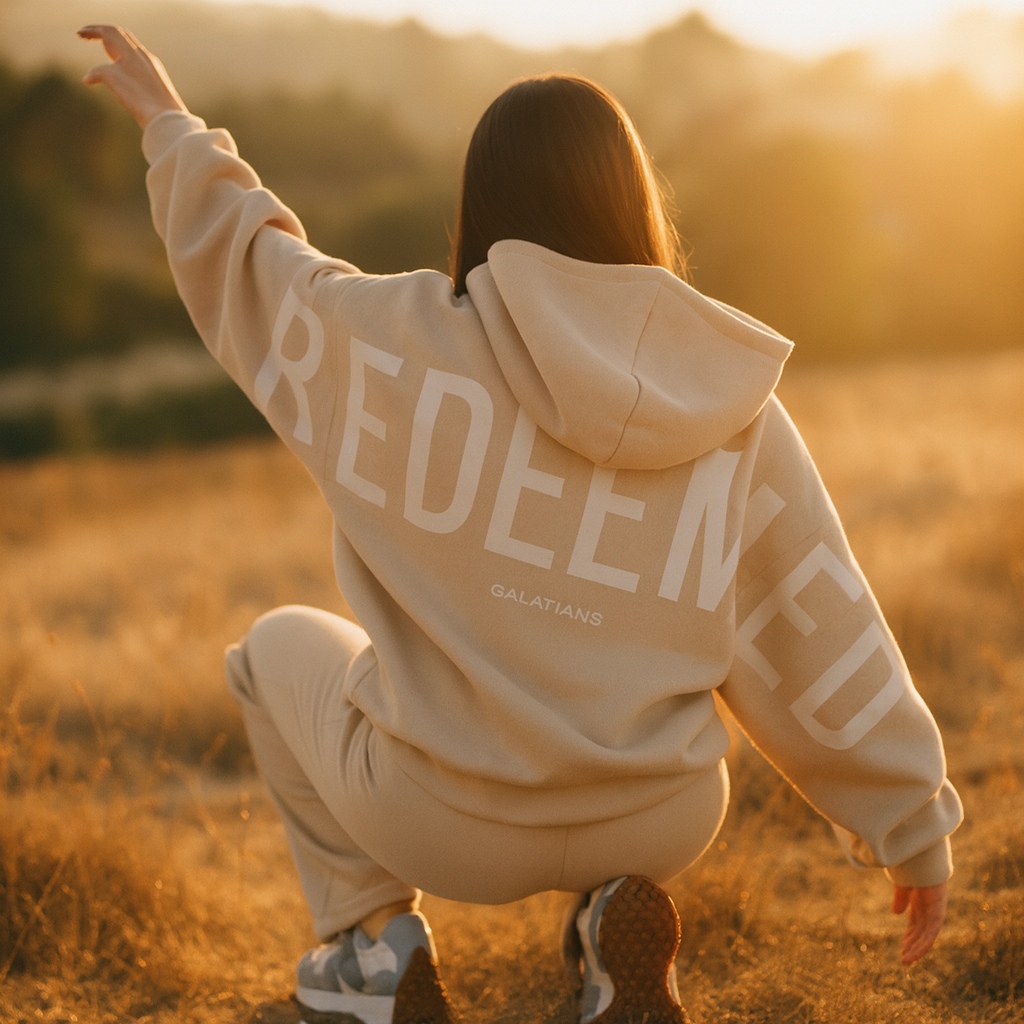 Yahweh Testimony Oversized Fleece Hoodie