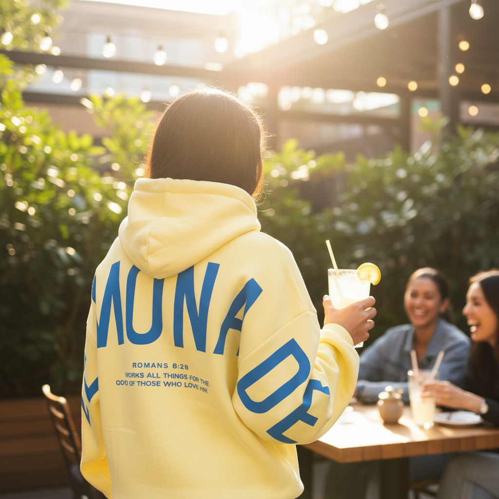 Yahweh Testimony Oversized Fleece Hoodie