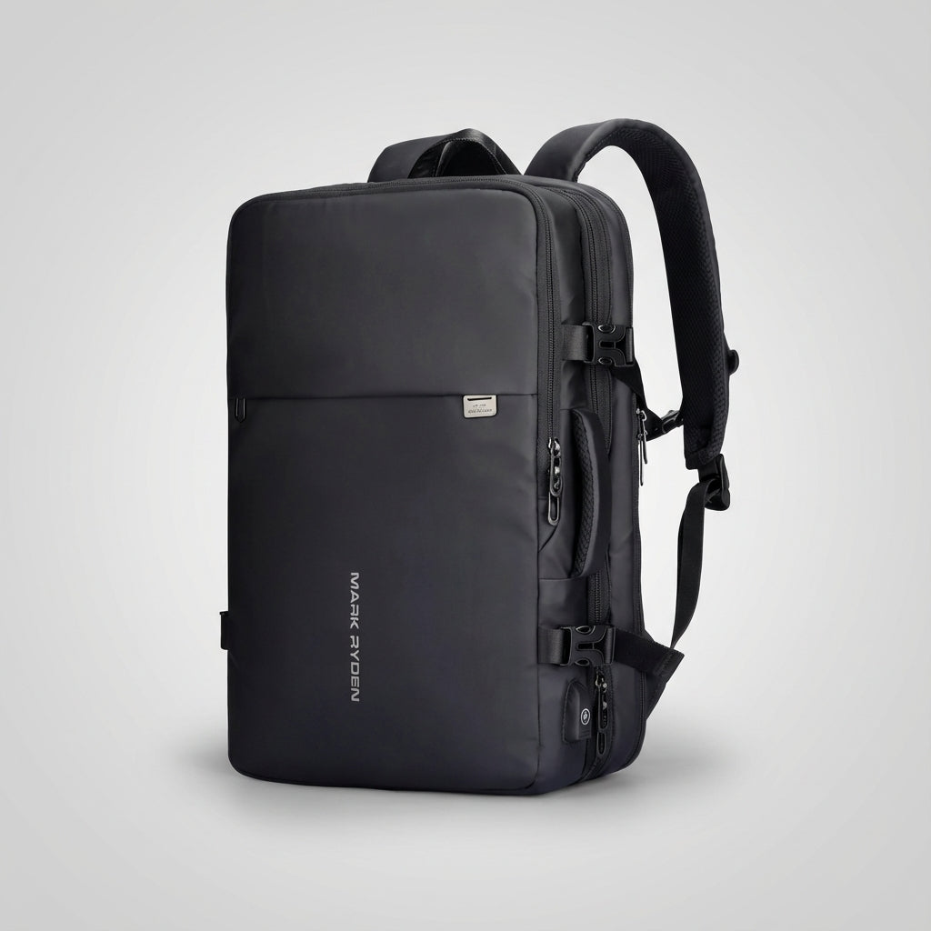 Expandable Water-Resistant Carry-On Travel Backpack